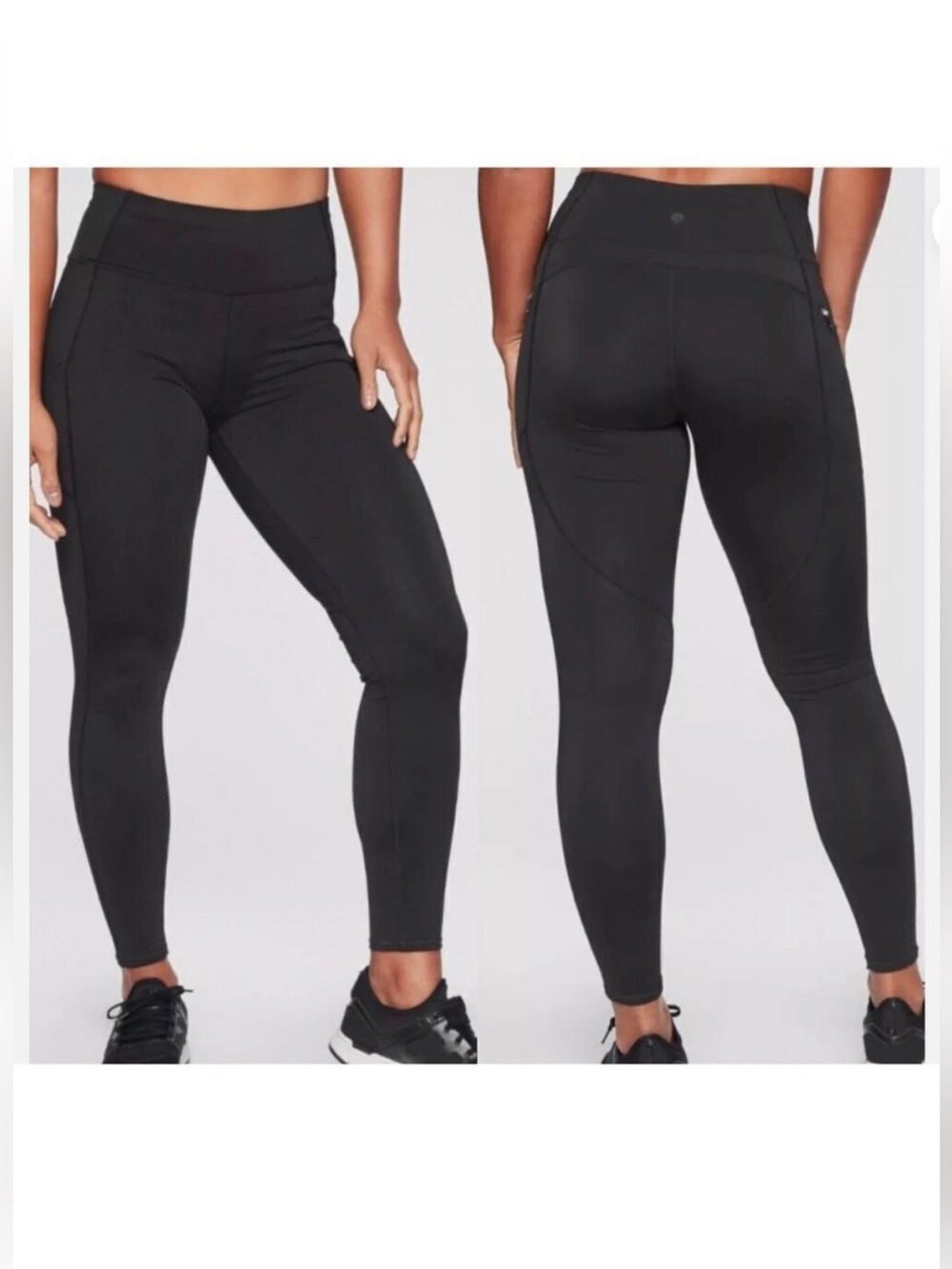 ATHLETA Black Contender Tight Workout Leggings sz Small - GREAR CONDITION!